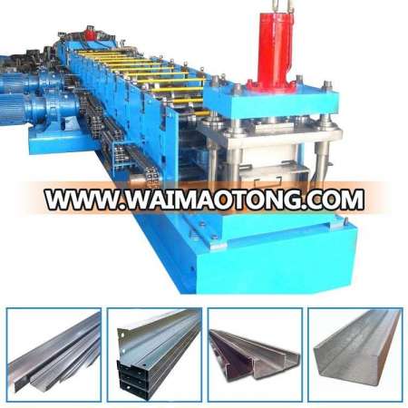 High quality purlin C shape roll forming machine